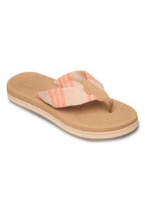 Sandale Roxy "Colbee Hi", Damen, Gr. 9(40), beige (orange), Obermaterial: 90% k&uuml;nstliches Textil, 10% Synthetikmaterial / Futter: N/A / Au&szlig;ensohle: 60% Polyester, 40% TPR., Schuhe Sandale
