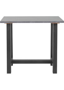 M&auml;usbacher Bartisch M&Auml;USBACHER, schwarz (schwarzstahl, graphitfarben, schwarzstahl), B:120cm H:105cm T:70cm, Tische, Bartisch, Gestell in U-Form (Breite 120, 140 oder 160 cm)