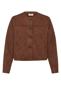 Allwetterjacke B.Young "Damen Jacke BYTOMIRA", Damen, Gr. 38, braun (bison), Obermaterial: 95% Polyester PES. 5% Elasthan EL., Jacken Allwetterjacke