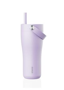 Thermobecher Equa "Carry Cup, Isolierbecher, 600 ml", lila (lavendel), H:24cm &Oslash;:9cm, Edelstahl, Kunststoff, Stahl, Trinkgef&auml;&szlig;e, Thermobecher, auslaufsicherer Coffee-to-go-Becher
