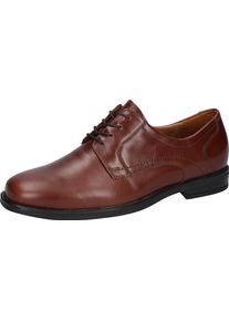 Waldl&auml;ufer Schn&uuml;rschuh WALDL&Auml;UFER "Kuno", Herren, Gr. 6,5 (40), Leder Textil, braun (cognac), Nappaleder, Schuhe Schn&uuml;rschuh, in eleganter Optik, H-Weite, Freizeitschuh, Halbschuh, Schn&uuml;rschuh
