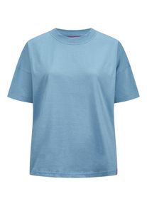 T-Shirt SALZHAUT "Shirt LEEV", Damen, Gr. S, blau (ice blau), Obermaterial: 100% Baumwolle CO., Shirts T-Shirt