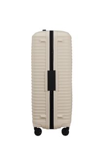 Hartschalen-Trolley Samsonite "UPSCAPE, verschiedene Gr&ouml;&szlig;en und Farben", Damen, Gr. B/H/T: 51cm x 75cm x 30cm 104 l, beige (sandstone), Polypropylen, gestreift, Koffer Hartschalen-Trolley, Unisex Trolley, mit Volumenerweiterung, Tragegriff oben und seitlich