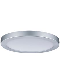 Paulmann LED Panel "Atria rund 220mm 14W 4.000K Wei&szlig; matt", grau (chromfarben), 1, &Oslash; 22cm H: 2cm, 1 Stk., Leuchten, Atria rund 220mm 14W 4.000K Wei&szlig; matt, LED Panel