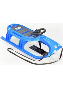 Rodel KHW "Snow Tiger de luxe", blau (blau, schwarz), Schlitten, KinderB:47cm H:34cm L:105cm, Kunststoff, Rodel, B:47cm H:34cm L:105cm