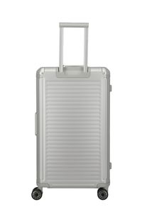 Hartschalen-Trolley Travelite "NEXT Aluminium Rahmenkoffer", Damen, Gr. B/H/T: 44cm x 76cm x 37cm 100 l, silber (silberfarben), Aluminium, Koffer Hartschalen-Trolley, 15,6"-Laptopfach, TSA-Schl&ouml;sser und herausnehmbare Dokumentenf&auml;cher