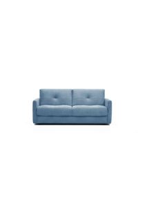 Schlafsofa Egoitaliano "DUCK, Made in Italy-Designsofa mit Dauerschlaffunktion, Breite 206 cm", himmelblau, B:206cm H:85cm T:96cm, 100% Polyester, Sofas, Schlafsofa, Schlafcouch aus Luxus Microfaser mit komfortabler Matraze. 160x190 cm