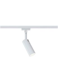 Paulmann Schienensystem-Leuchten "URail Spot Tubo 1x4W 4000K 230V", wei&szlig;, 1, &Oslash; 4,3cm H: 19,7cm, 1 Stk., Leuchten, 3-Step-Dimmbar, Schienensystem-Leuchten