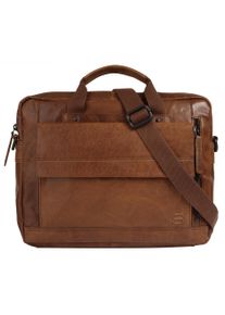 SPIKES & SPARROW Aktentasche SPIKES & SPARROW "SPIKES & SPARROW Herren, Damen echt Leder", Gr. B/H/T: 35cm x 30cm x 8cm onesize, braun (cognac), Leder, leicht gl&auml;nzend, unifarben, Taschen Aktentasche, echt Leder