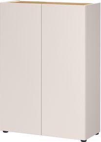 Schuhschrank Germania "Alviano", kaschmir, navarra, eiche, nachbildung, B:74cm H:105cm T:33cm, Holzwerkstoff, Schr&auml;nke, Schuhschrank, Mehrzweckschr., verstellb, B&ouml;den, griffloses Design, Breite: 74cm