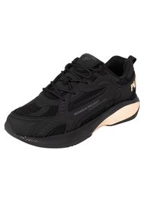 Sneaker Plein Sport "Sneakers PEGASUS PROJECT", Damen, Gr. 42, Polyester, schwarz (schwarz, light gold), Polyester, Polyurethane, Schuhe Sneaker