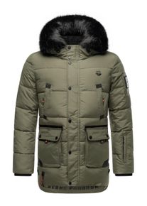 Steppjacke STONE HARBOUR "Winterjacke Mironoo", Herren, Gr. S, gr&uuml;n (dusty olive), Obermaterial: 100% Polyester PES. Obermaterial: Futter: 100% Polyester PES. 100% Polyester PES., gerade h&uuml;ftbedeckend, hoch geschlossener Ausschnitt, &Auml;rmel ohne &Auml;rmelschlitz Rippstrickb&uuml;ndchen, Jacken Steppjacke, stylische Outdoorjacke mit gro&szlig;er Kapuze
