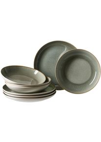 Ritzenhoff & Breker Tafelservice RITZENHOFF & BREKER "Giada", gr&uuml;n, 8, Steinzeug, Geschirr-Sets, Tafelservice