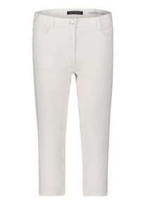Stoffhose Betty Barclay "Sommerhose Slim Fit", Damen, Gr. 38, EURO, wei&szlig; (rohwei&szlig;), Obermaterial: 97% Baumwolle CO. 3% Elasthan EL., Hosen Stoffhose