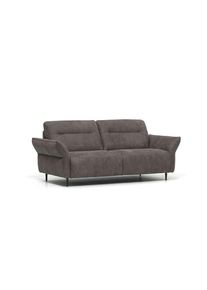 Schlafsofa Egoitaliano "EGO FLY, Made in Italy-Designsofa mit Dauerschlaffunktion,Breite 203cm", grau (london smoke), B:203cm H:90cm T:105cm, 100% Polyester, Sofas, Schlafsofa, Schlafsofa aus Luxus-Microfaser mit verstellbaren Armlehnen