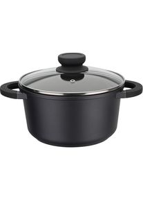 Kochtopf GSW "SilcoGuss noir", schwarz, H:11cm &Oslash;:20cm, T&ouml;pfe, Kochtopf, Induktion