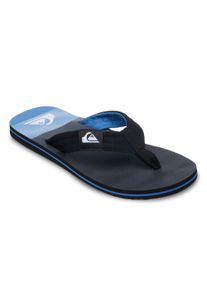 Zehentrenner Quiksilver "MOLOKAI LAYBACK 26", Herren, Gr. 40, atmungsaktiv, schwarz (schwarz tijuana), Textil, Schuhe Zehentrenner, Sommerschuhe