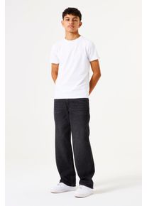 Straight-Jeans Garcia "JAYSEN", Jungen, Gr. 164, N-Gr, blau (schwarz used 9321), Denim/Jeans, Obermaterial: 100% Baumwolle, straight fit kn&ouml;chellang, Jeans Straight-Jeans, im Five-Pocket Style, for Boys, Topseller