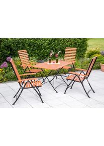 Garten-Essgruppe Merxx "Schlo&szlig;garten", beige (natur), Sitzm&ouml;bel-Sets, Garten-Essgruppe