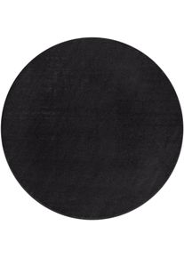 Teppich Paco Home "Porto 890", schwarz, H:13mm &Oslash;:160cm, Polypropylen, Teppiche, Teppich