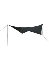 Sonnensegel EXPLORER "Sonnensegel 3x4m rechteckig wasserabweisend mit Stangen", grau (anthrazit), Sonnensegel, B/T: 400cm x 300cm, Polyester, Sonnensegel, nach Standard 801 in beige, gr&uuml;n oder grau f&uuml;r Balkon Garten Terrasse, B:400cm H:200cm T:300cm
