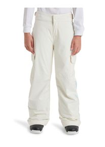 Snowboardhose Roxy "Banky Ice 10K", Kinder, Gr. 8, Normalgr&ouml;&szlig;en, wei&szlig; (whisper wei&szlig;), Obermaterial: 100% Polyester., Hosen Snowboardhose