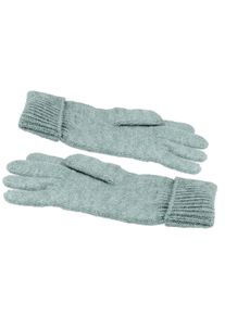 Strickhandschuhe MaxiMo, M&auml;dchen, Gr. 4/5, gr&uuml;n (seegras), Strick, Materialmix, unifarben, Handschuhe Strickhandschuhe, Fingerhandschuhe, extra lange Strickb&uuml;ndchen, unifarben