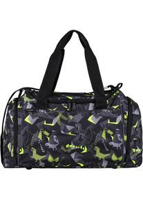 Sporttasche McNeill, M&auml;dchen, Gr. B/H/T: 45cm x 27cm x 26cm, schwarz (dinopark), Polyester, Taschen Sporttasche, f&uuml;r Schule, Sport und Freizeit