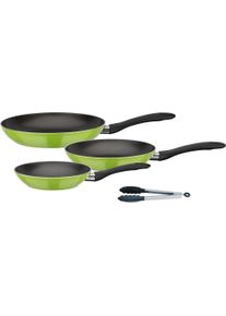 Pfannen-Set GSW "Nova", gr&uuml;n, &Oslash;:28cm, Pfannen, Pfannen-Set, Induktion