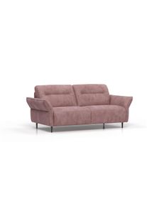 Schlafsofa Egoitaliano "EGO FLY, Made in Italy-Designsofa mit Dauerschlaffunktion,Breite 203cm", rosa (hellrose), B:203cm H:90cm T:105cm, 100% Polyester, Sofas, Schlafsofa, Schlafsofa aus Luxus-Microfaser mit verstellbaren Armlehnen