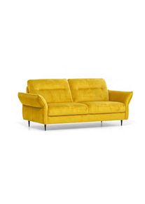 Schlafsofa Egoitaliano "EGO FLY, Made in Italy-Designsofa mit Dauerschlaffunktion,Breite 203cm", senfgelb, B:203cm H:90cm T:105cm, 100% Polyester, Sofas, Schlafsofa, Schlafsofa aus Luxus-Microfaser mit verstellbaren Armlehnen