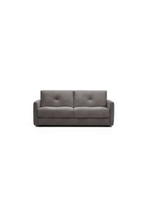 Schlafsofa Egoitaliano "DUCK, Made in Italy-Designsofa mit Dauerschlaffunktion, Breite 206 cm", london smoke, B:206cm H:85cm T:96cm, 100% Polyester, Sofas, Schlafsofa, Schlafcouch aus Luxus Microfaser mit komfortabler Matraze. 160x190 cm