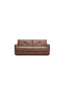 Schlafsofa Egoitaliano "DUCK, Made in Italy-Designsofa mit Dauerschlaffunktion, Breite 206 cm", schlammfarben, B:206cm H:85cm T:96cm, 100% Polyester, Sofas, Schlafsofa, Schlafcouch aus Luxus Microfaser mit komfortabler Matraze. 160x190 cm