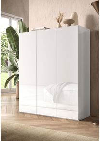 Schuhschrank OTTO HOME "SMILE Breite 95 cm, H&ouml;he 114 cm, Schuhregal mit 5 Ebenen", wei&szlig; (wei&szlig; hochglanz lack), B:95cm H:114cm T:35cm, Schr&auml;nke, Schuhschrank, Schuhkommode in Weiss Hochglanz Lack