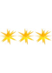 OTTO HOME LED Stern "Weihnachtsstern ULLRIC", gelb, &Oslash; 25cm, Leuchten, 3D-Optik, Batteriebetrieb, &Oslash; 25 cm, Weihnachtsdeko aussen, LED Stern