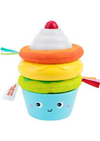 Stapelspielzeug Bright Starts "Cupcake Tower Stacking Toy with Teether", bunt, Stapelspielzeug, BabyB:13cm H:13,5cm T:10cm, Kunststoff, Stapelspielzeug, B:13cm H:13,5cm T:10cm