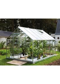 Gew&auml;chshaus Vitavia "Merkur 9900", silber (silberfarben), B:254cm T:379cm, Gew&auml;chsh&auml;user, Gew&auml;chshaus