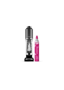 Wassersprudler SodaStream "FRESH PLUS Wassersprudler schwarz, Standard Pack", schwarz, B:18,8cm H:44cm T:24cm, Kunststoff, Wassersprudler, Wassersprudler, Modernes Design