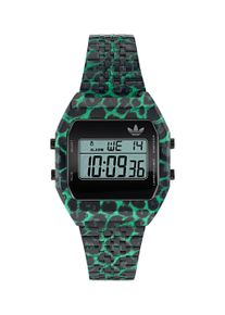 Digitaluhr adidas originals "Digital Two", gr&uuml;n (gr&uuml;n, schwarz), Armbanduhren, Damen, gr&uuml;n, Digitaluhr, Quarzuhr, Armbanduhr, Damenuhr, Herrenuhr, Edelstahlarmband, digital