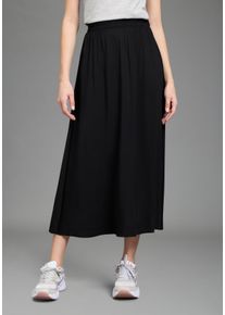 Maxirock Laura Scott, Damen, Gr. 40, schwarz, Web, Obermaterial: 100% Viskose, unifarben, R&ouml;cke Maxirock, mit bequemem Komfortbund und Gummizug