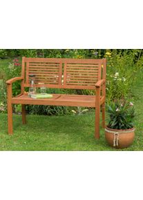Gartenbank Merxx "Cordoba", braun, B:110cm H:90cm T:58cm, Holz, Sitzb&auml;nke, Gartenbank