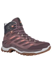 Wanderschuh Lowa "INNOVO GORE-TEX MID WS", Damen, Gr. 41,5, lila (altrosa, rose), Leder, Textil, Schuhe Wanderschuh, wasserdicht dank Gore-Tex Membrane