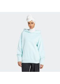 Kapuzensweatshirt adidas Sportswear "ALL SZN FRENCH TERRY LOOSE HOODIE", Damen, Gr. S, blau (halo mint), Obermaterial: 100% Baumwolle, angesetztes B&uuml;ndchen, Sweatshirts Kapuzensweatshirt