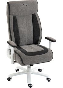 Gaming-Stuhl Duo Collection "Game-Rocker G-40 Large", grau (grau, wei&szlig;, grau), B:72cm H:120cm T:76cm, St&uuml;hle, Gaming-Stuhl, Taschenfederkern
