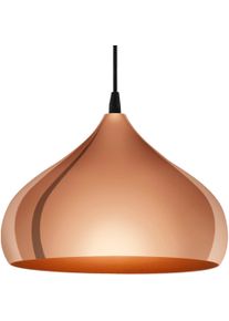 Eglo H&auml;ngeleuchte "HAPTON Pendellampe, E27, IP20, Stahl, Esszimmerlampe, Vintage, Lampe", braun (kupferfarben), 1, &Oslash; 29cm, Leuchten, Pendelleuchte, Wohnzimmerlampe, H110 x &Oslash;29 cm, kupfer, 1X60W exkl., H&auml;ngeleuchte