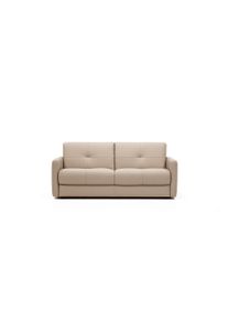 Schlafsofa Egoitaliano "DUCK, Made in Italy-Designsofa mit Dauerschlaffunktion,Breite 206 cm", paper, B:206cm H:85cm T:96cm, Sofas, Schlafsofa, Schlafcouch aus Echtleder Bull mit komfortabler Matraze. 160x190 cm
