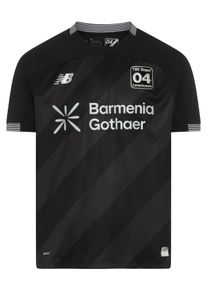 Fu&szlig;balltrikot New Balance "Bayer 04 26/27 Fourth Short Sl", Gr. S, schwarz (fourth), Obermaterial: 100% Polyester, Trikots Fu&szlig;balltrikot, atmungsaktives Material, schnell trocknend, aus Polyester