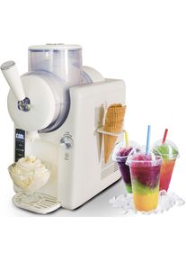 Unold Elektro UNOLD Slush-Eismaschine "Sofie 48950", wei&szlig;, B:43,5cm H:44,2cm T:22,6cm, Eismaschinen, 2in1-Slush und Softeismaschine, Slush-Eismaschine