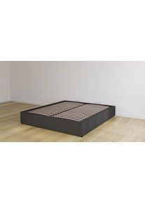 Lit Coffre Original EMMA 140x190 - Gris