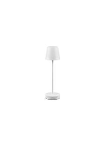M&ouml;belix , Wei&szlig; , Kunststoff , F , 39 cm , 3 Helligkeitsstufen, 4-fach schaltbar, einfach zu transportieren, aufladbar &uuml;ber Usb, transportabel ,